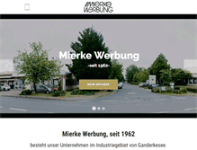 Tablet Screenshot of mierke-werbung.de